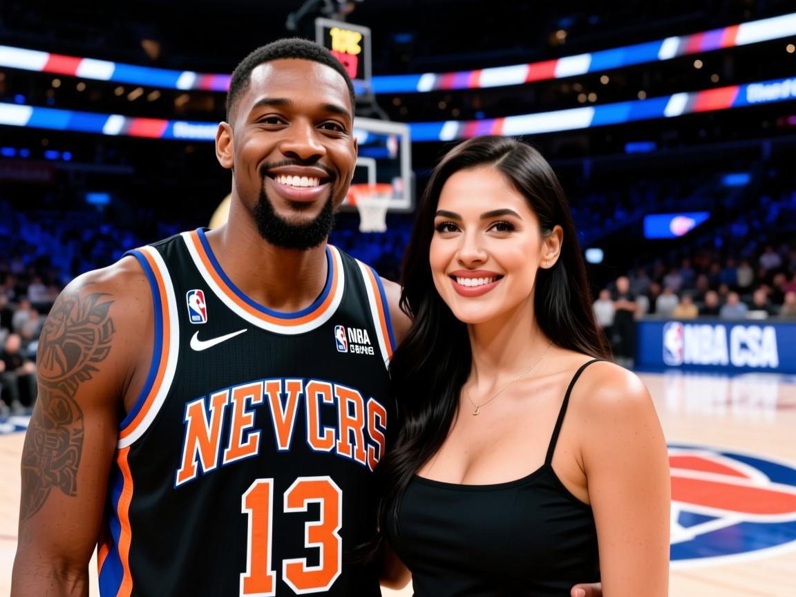 托平和娇妻近照，尼克斯弃将，拿大合同总决赛爆发，妻子很美  第2张