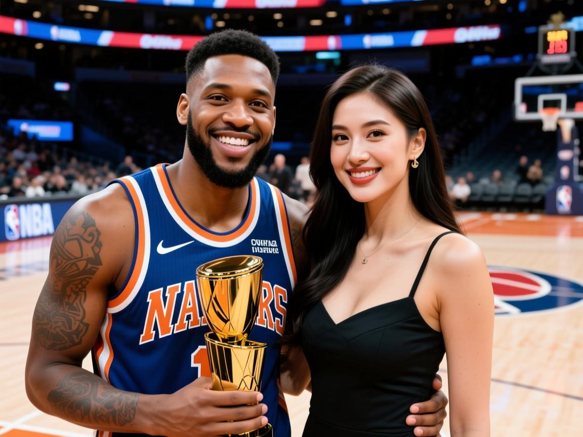 托平和娇妻近照，尼克斯弃将，拿大合同总决赛爆发，妻子很美  第4张